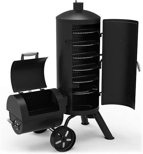 Dyna-Glo Signature Series DGSS1382VCS-D Heavy-Duty Vertical Offset Charcoal Smoker 