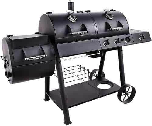 Oklahoma Joe’s Charcoal, LP Gas Smoker Combo