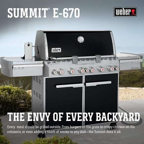 Weber 7471001 Summit E-670 6-Burner