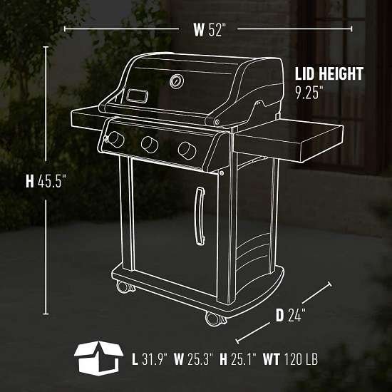 Key Features of the Weber S315 LP Gas Grill Key Features of the Weber S315 LP Gas Grill