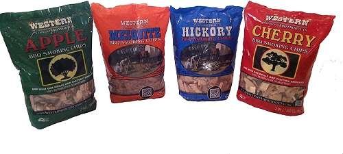 Best Wood For Smoking Brisket - Western BBQ Smoking Wood Chips Variety Pack Bundle