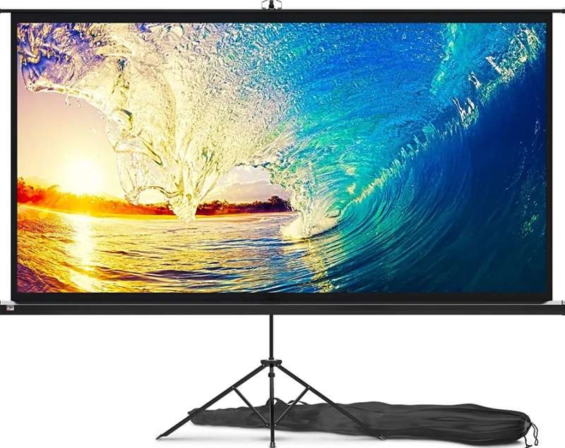 Tripod Projector Screen Stands for Rear Projector Screens