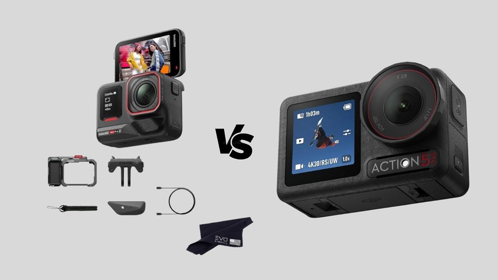 Insta360 Ace Pro 2 vs DJI Action 5 Pro Insta360 Ace Pro 2 vs DJI Action 5 Pro